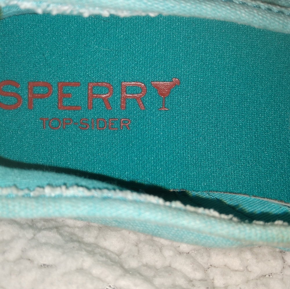 Blue slip on Sperry top siders